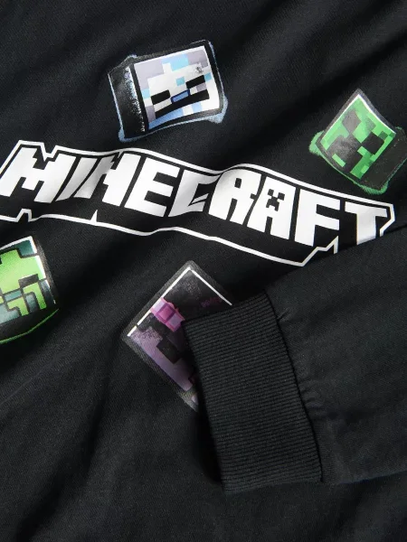 Reserved Лонгслів Minecraft чорний