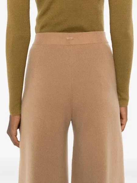 Pantaloni Max Mara tricotate maro