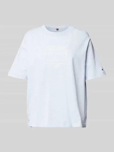 T-shirt z czystej bawełny Tommy Hilfiger