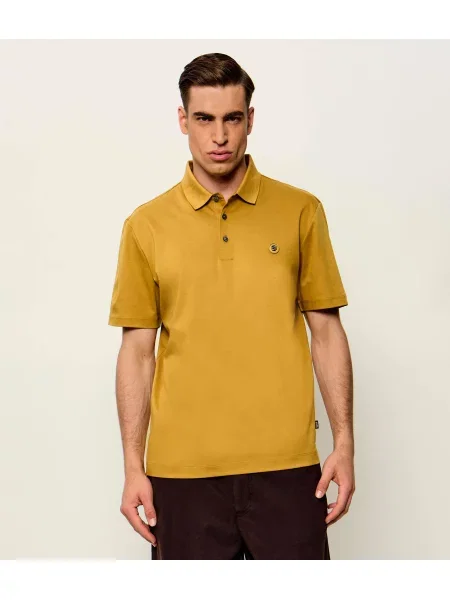 Tricou polo Boss Black negru