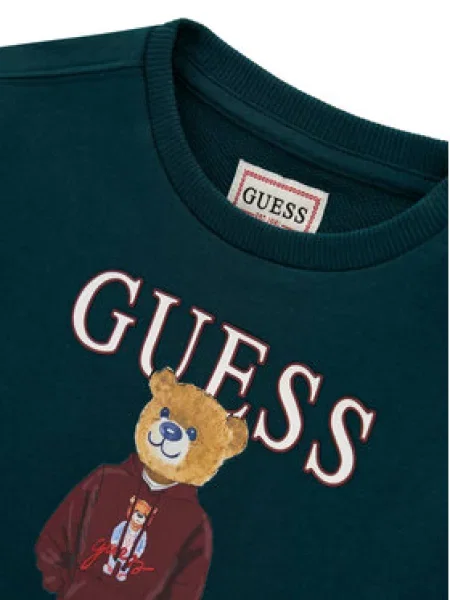 Guess Pulóver Sötétzöld
