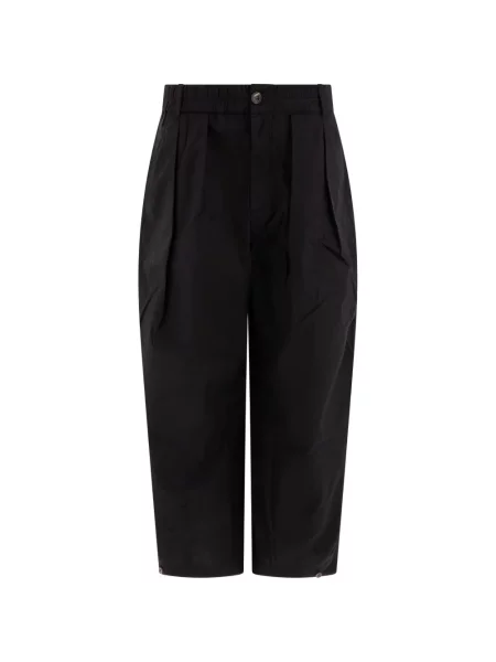 Spodnie z plisami Soeur czarne