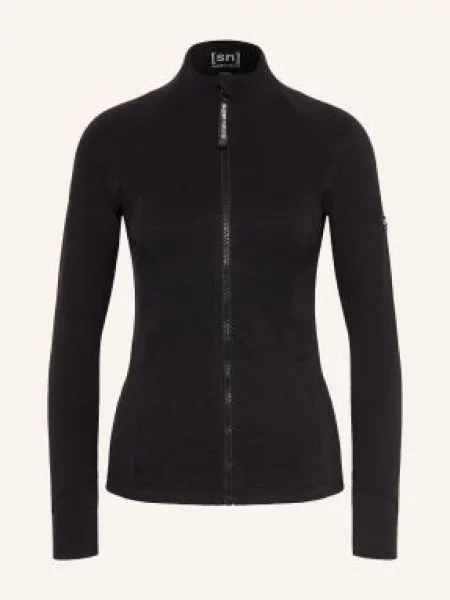 Super.Natural Bunda Midlayer Movement S Merino Vlnou černá