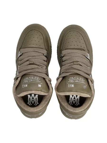 Sneakersy Amiri skórzane zielone
