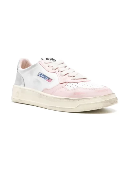 Sneakersy Autry skórzane retro białe