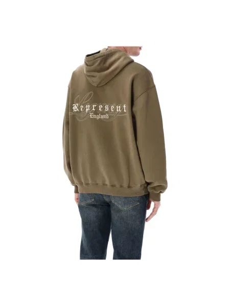 Bluza z kapturem Represent zielona