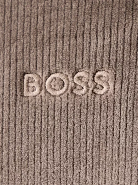 Велюровый свитер Boss Green зеленый