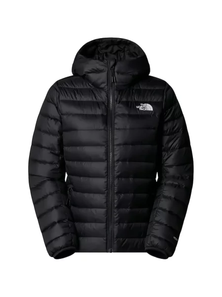 Geacă The North Face cu glugă negru