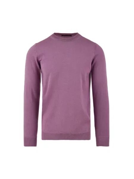 Sweter Daniele Alessandrini fioletowy