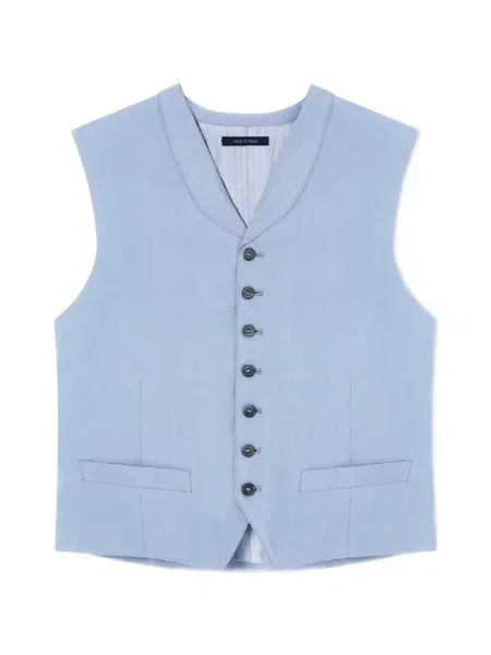 Vestă Giorgio Armani cu rever albastru