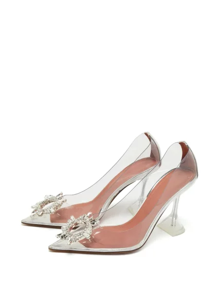 Pantofi cu toc Amina Muaddi alb