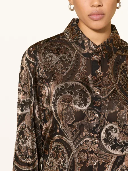 Guess Bluzka Oversize Clarisse braun brązowa