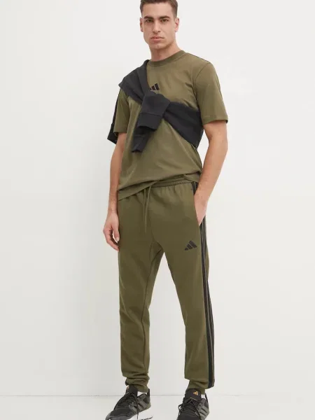 Спортивні штани adidas Essentials візерунок зелений