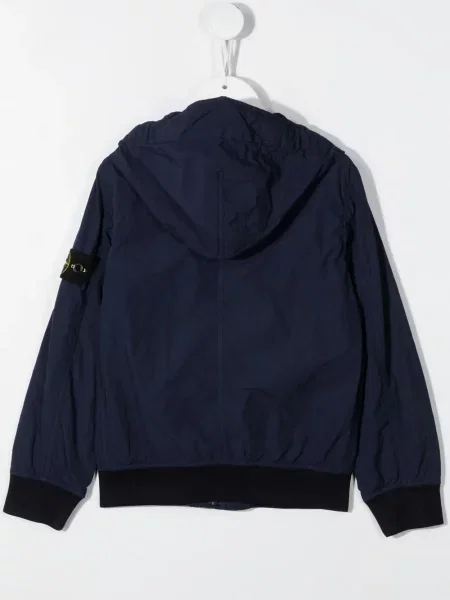 Kurtka bomber dziecięcy Stone Island niebieski
