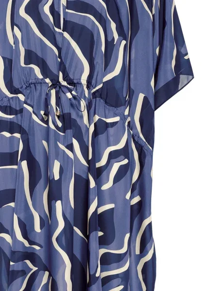 Rochie maxi Eres de costum albastru
