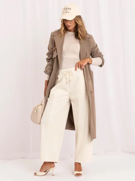 Hlače Italy Moda bež