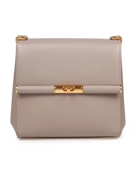 Lniana torebka Dolce And Gabbana szara