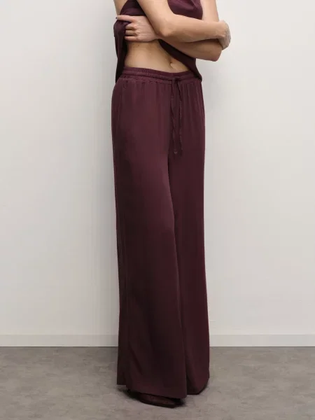 RÆRE by Lorena Rae Pantaloni Amelia mov prună