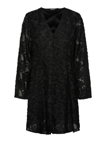 PIECES Rochie FINA' negru