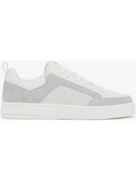 Buty do biegania Armani Exchange London Monogram jasnoszary 38 biały