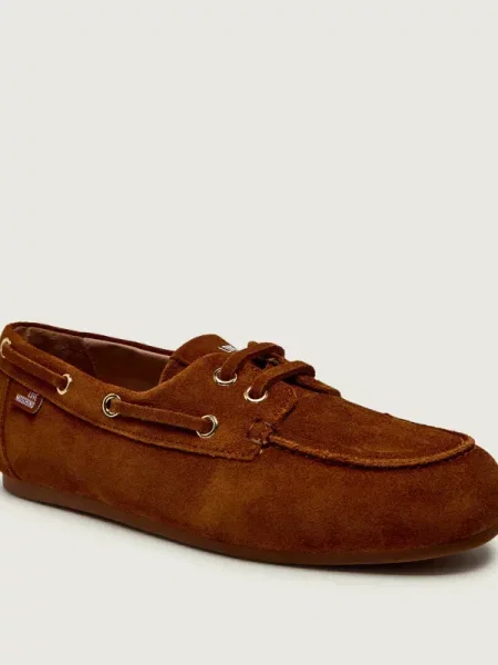Love Moschino Mocasini | piele întoarsă maro
