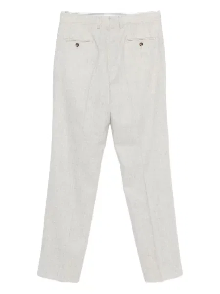 Pantaloni Lardini de flanelă gri