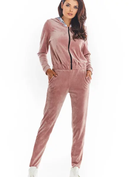 Bluza z kapturem Awama z kapturem różowa