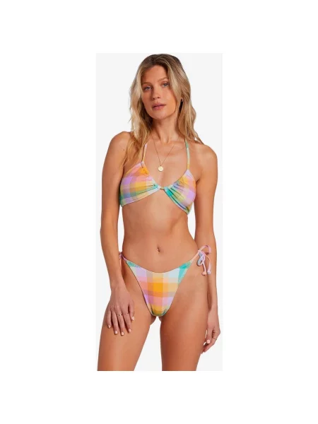 Majtki bikini Billabong Warm Waves pomarańczowe różowe XS niebieskie