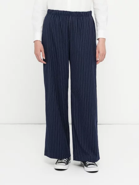 GAP Pantaloni bleumarin alb