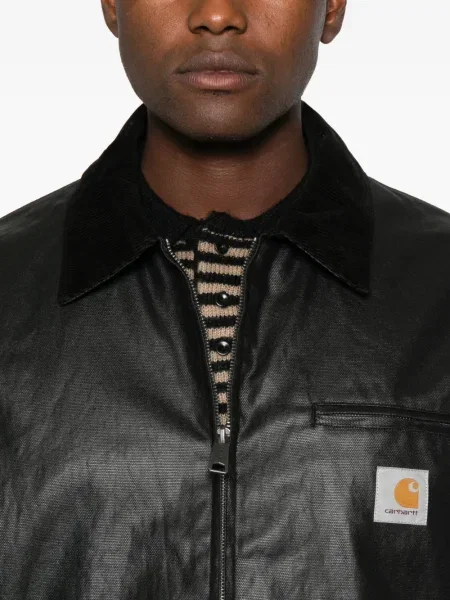 Geacă Carhartt Wip din canvas negru