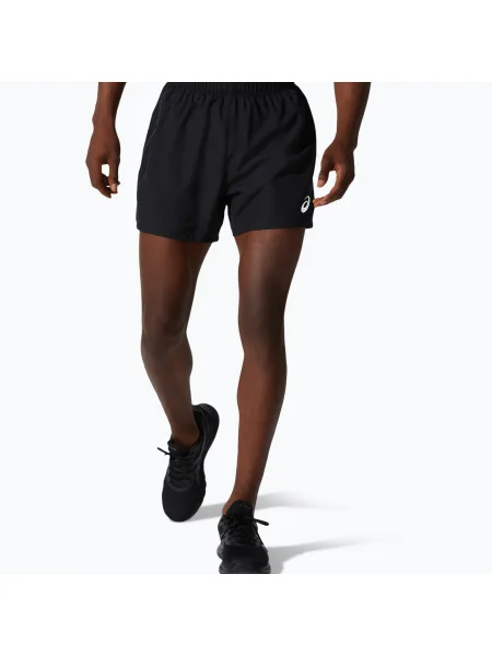 Bărbați ASICS Core Short performanță pantaloni scurți de alergare pentru bărbați negri