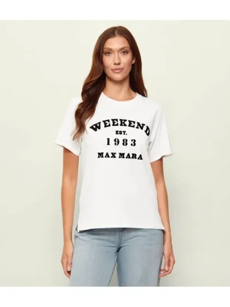 Weekend MaxMara Póló WKDTENUE | Relaxed fit fehér