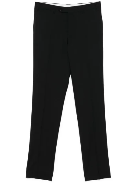 Pantaloni Canali de lână negru