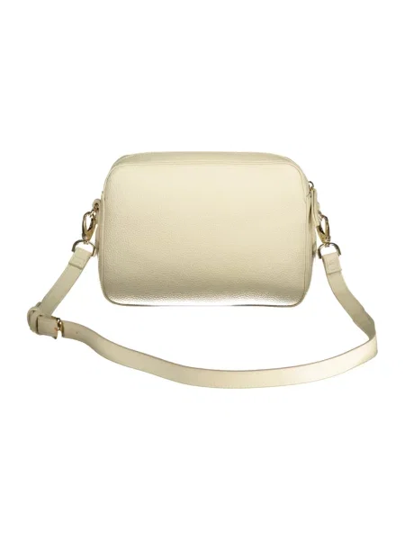 Lniana torebka crossbody Valentino Bags beżowa