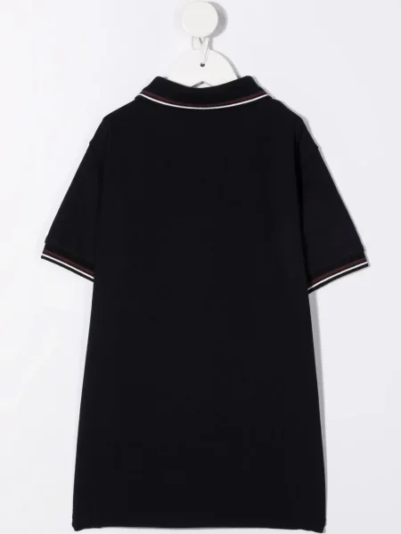 Koszulka polo dziecięca Emporio Armani niebieska