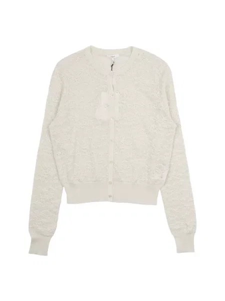 Dzianinowy sweter Chloe biały
