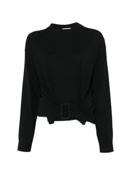 Decupat pulover Semicouture cu cataramă negru