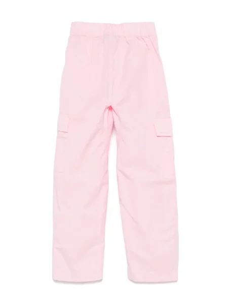 Spodnie cargo dziecięce Polo Ralph Lauren różowe