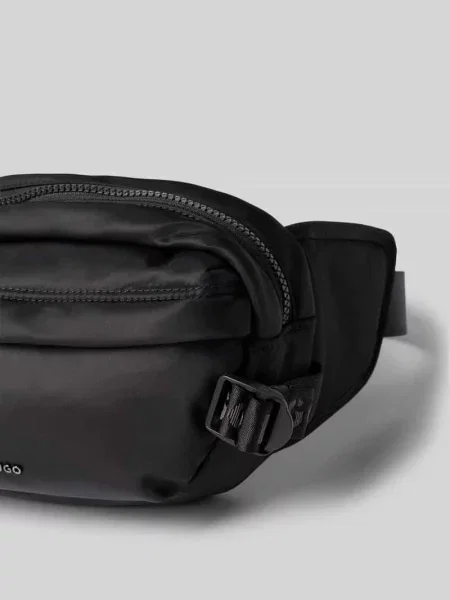 Saszetka nerka z detal z logo model AYDEN_New_WAISTBAG' Hugo czarna