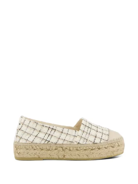 Espadrile Atelier Verdi cu platformă din tweed