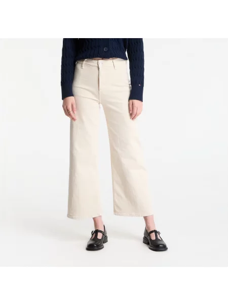 Džíny Tommy Hilfiger Wide Leg Washed Clr Hw Ankle Jeans Muslin