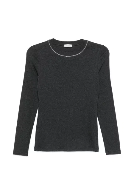 Lung tricou Peserico gri