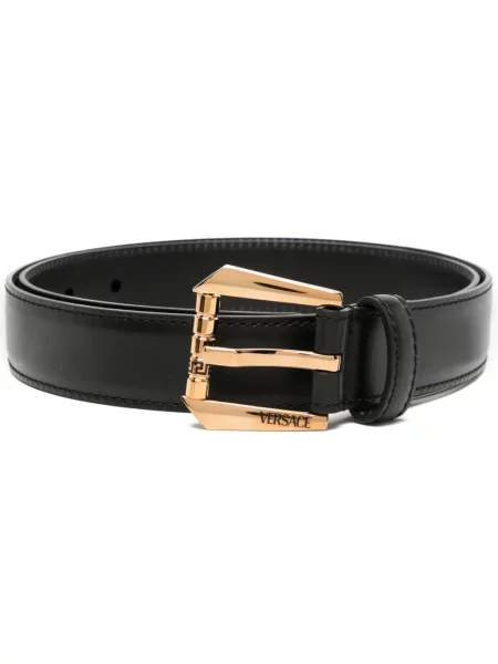 Curea Versace din piele negru