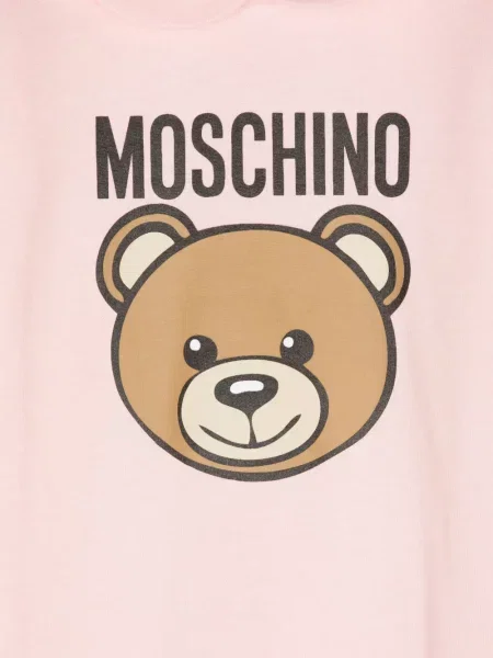 Piżama dziecięca Moschino różowa