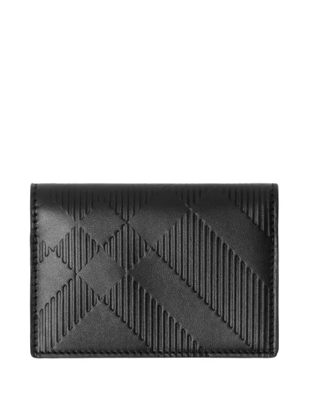 Portofel Burberry în carouri negru
