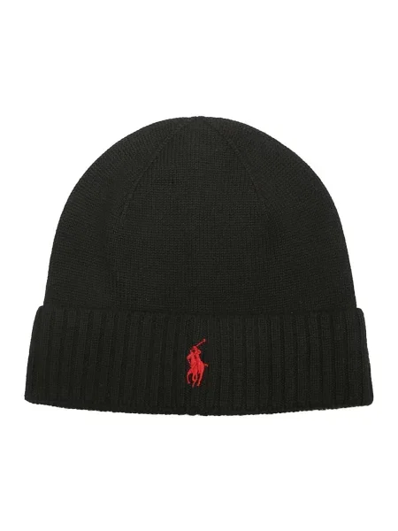 Polo Ralph Lauren czapka wełniana czarna