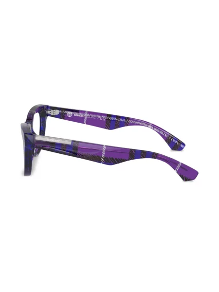 Ochelari de soare Burberry Eyewear în carouri violet