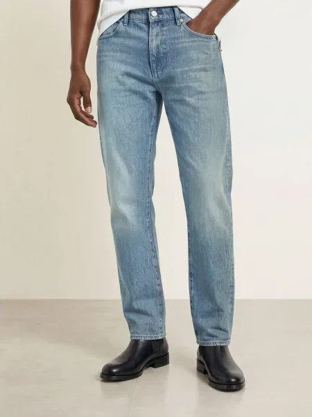 Reiss Džíny Keith Relaxed Straight Fit 45 light blue modré