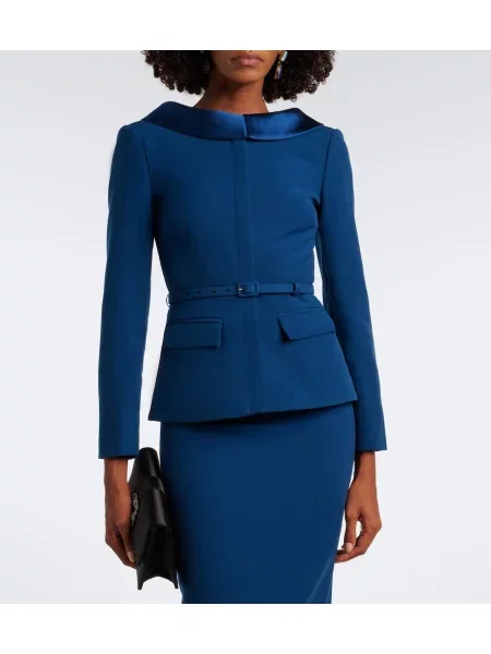 Geacă Roland Mouret albastru