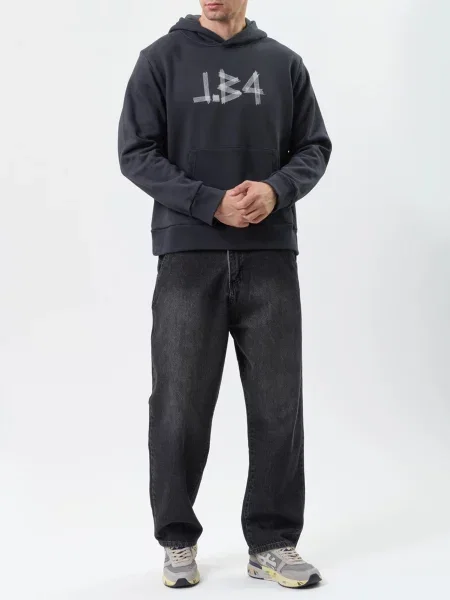 Худі Just Before темно-сірий сіре